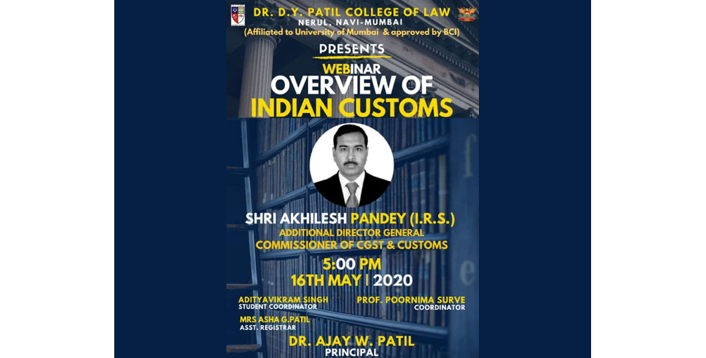 Webinar on Overview of Indian Customs 